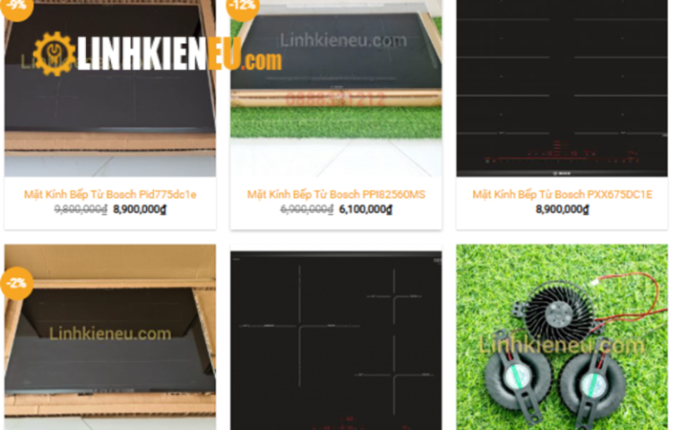 phụ kiện bếp từ chính hãng giá rẻ