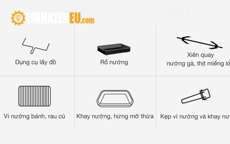 phụ kiện lò nướng các loại

